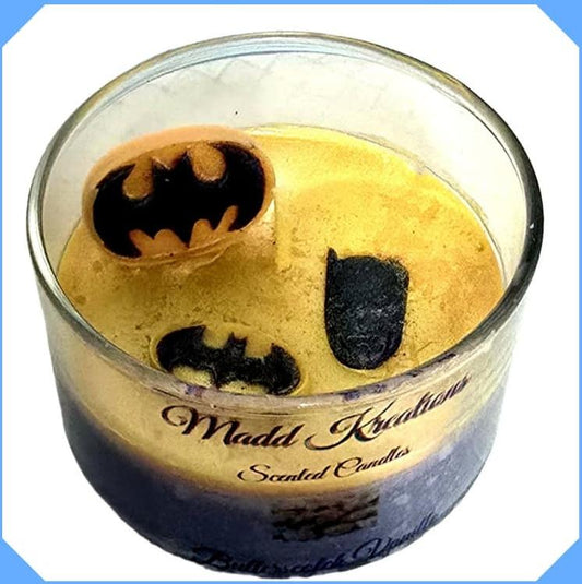 Batman Themed Candle - Custom Handmade