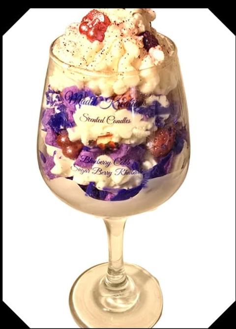 Blueberry Cobbler Sugar Berry Rhubarb Scented Candle – 16 oz