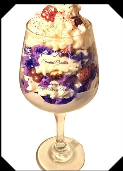Blueberry Cobbler Sugar Berry Rhubarb Scented Candle – 16 oz