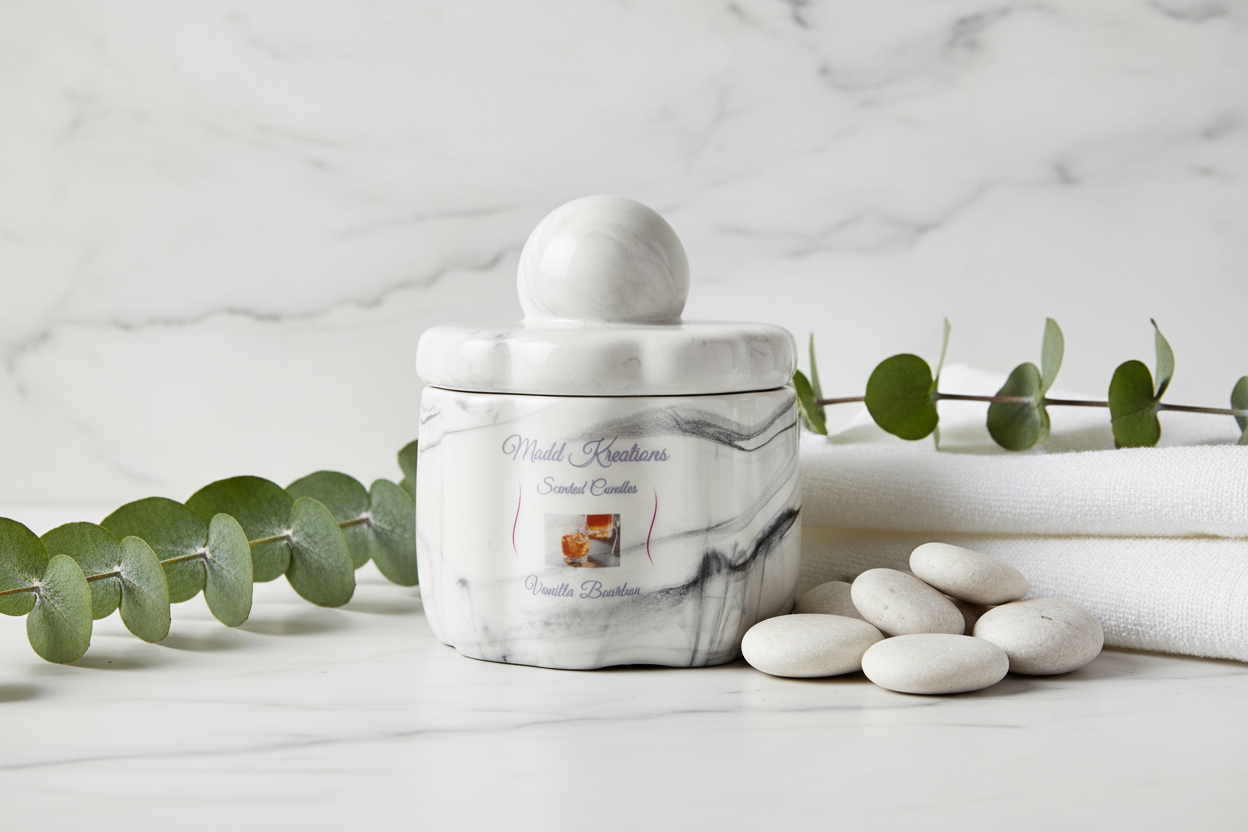 Luxury Spa Candle Scene