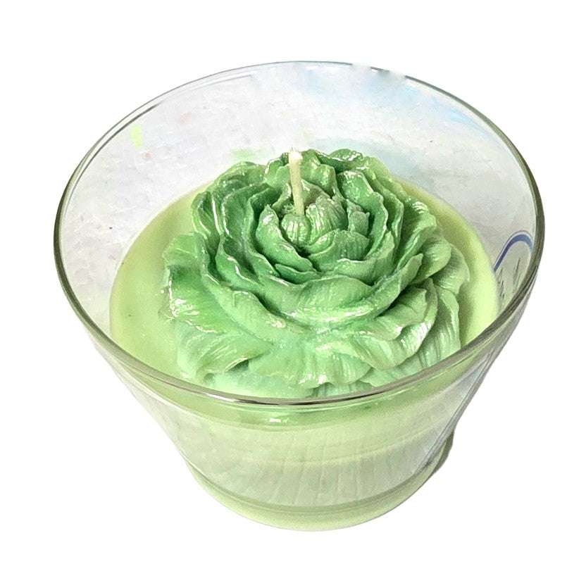 Coconut Rose Crown Scented Candle for Home Decor
