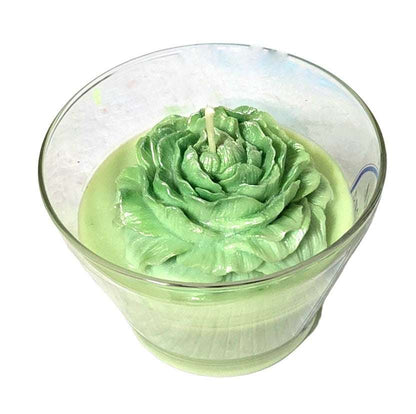 Coconut Rose Crown Scented Candle for Home Decor