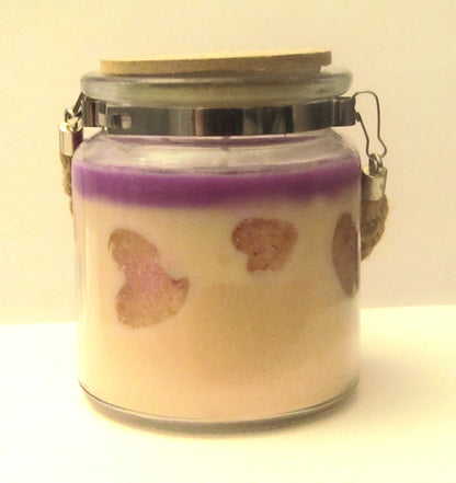 Caramelized Apple Jelly Heart Candle