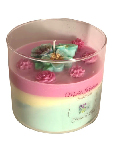 Freesia & Lemon Scented Candle - 16 oz