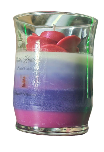 Pomegranate Decorated Candle