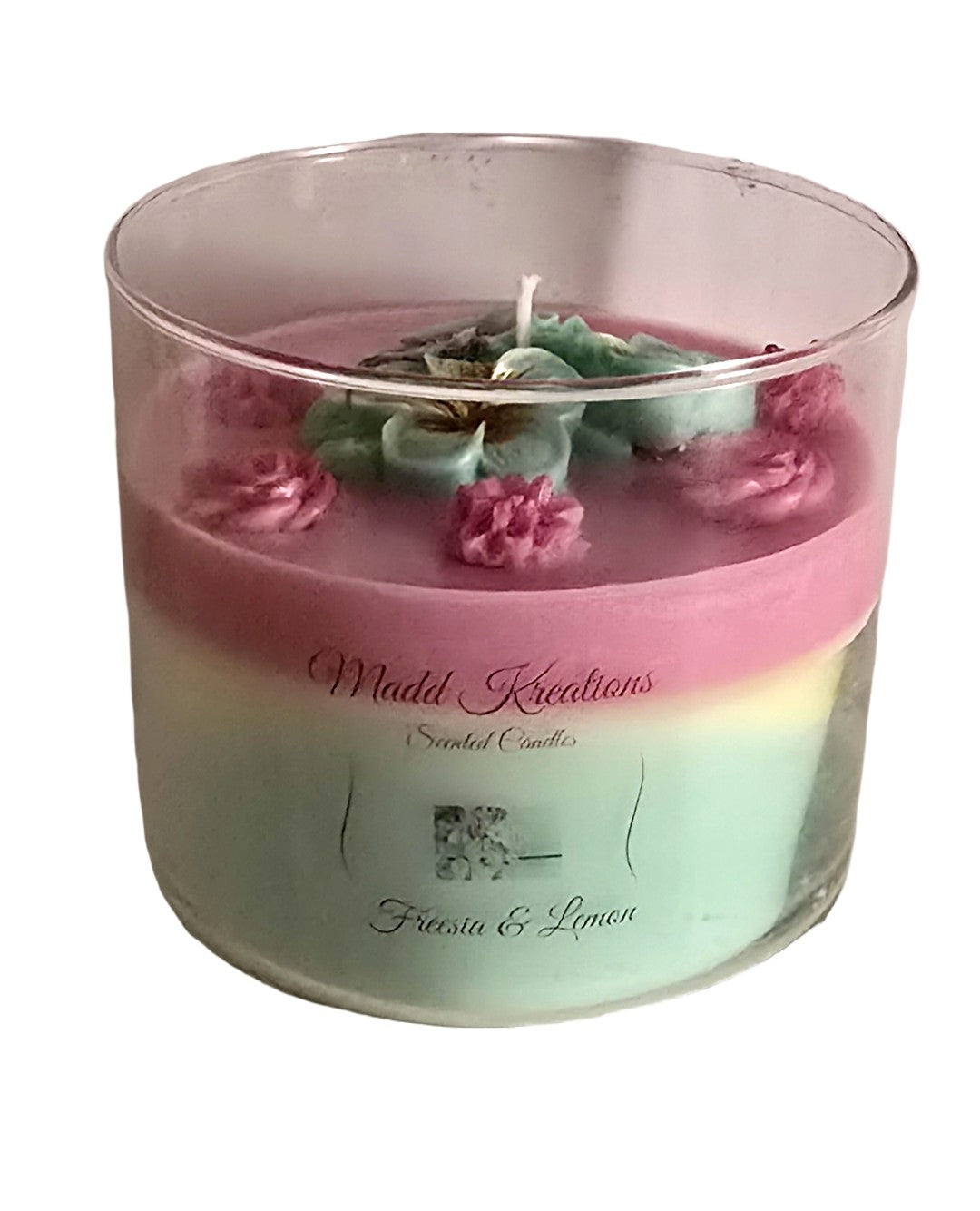 Freesia & Lemon Scented Candle - 16 oz